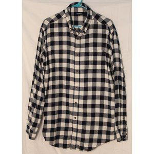 Croft & Barrow Men's Black/White Flannel Shirt